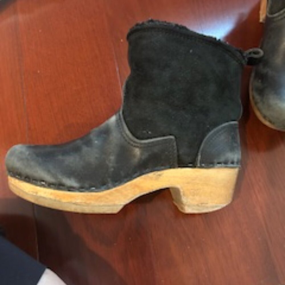 2 Pairs of Used No6 Clog Boots Size 37 Black - Picture 8 of 11